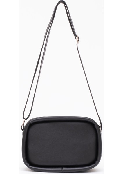 Siyah Shk62 Tek Bölmeli Suni Deri Ayarlanabilir Askılı Fermuarlı Çapraz Omuz Çantası modelleri