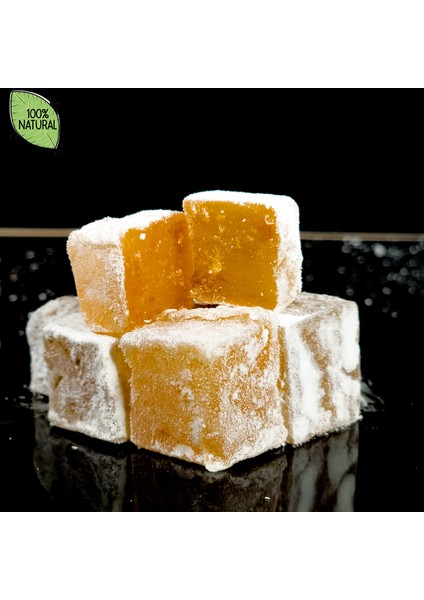 Güllü Safranbolu Lokumu (Net 880 gr) Vegan, Glikozsuz, Doğal Lokum