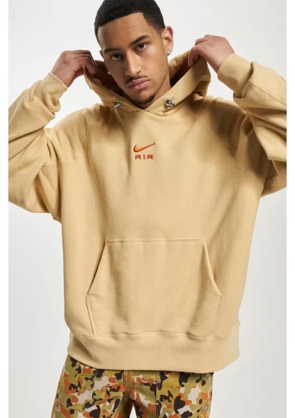Sportswear A.ı.r French Terry Pullover Hoodie Bol Kesim Erkek Sweatshirt
