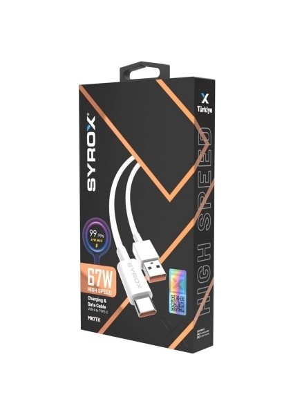 65W Kablo Type-C To Type-C Hızlı Şarj & Data Kablosu 1mt Şarj Pd/qc 65W Type-C Şarj Kablosu Samsung Huawei Iphone 15 15 Pro Max Uyumlu Şarj Kablosu Hızlı fırsatları
