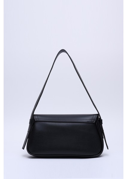 Siyah Shk150 Suni Deri Astarlı Çıtçıtlı Ayarlanabilir Askılı El, Kol ve Omuz Çantası fırsatları