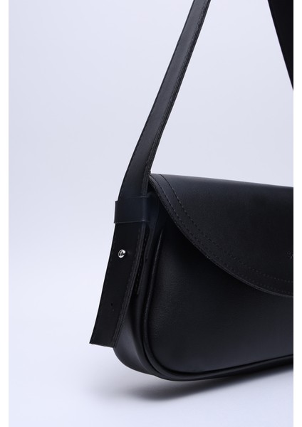 Siyah Shk150 Suni Deri Astarlı Çıtçıtlı Ayarlanabilir Askılı El, Kol ve Omuz Çantası indirimleri