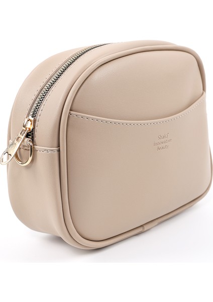 Vizon SHK194 Suni Deri Fermuarlı 2 Bölmeli Ayarlanabilir Kolon Askılı Omuz Çantası fiyatları