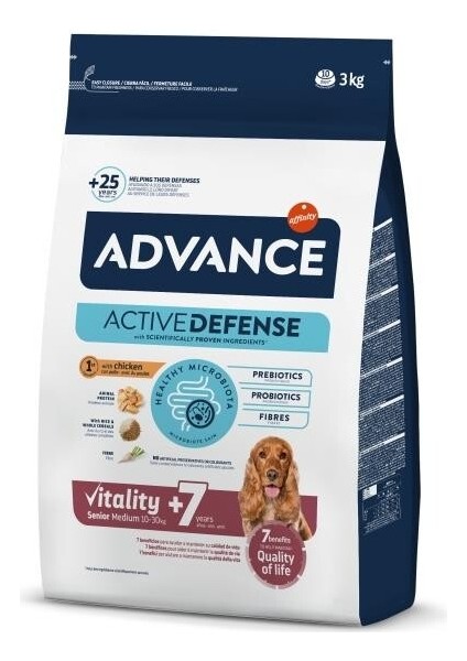 Medium Senior Yaşlı Yetişkin Köpek Maması 3 kg