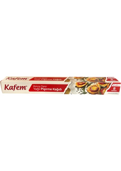 Kesilmiş Yağlı Pişirme Kağıdı - Fırın Kağıdı - 8 Yaprak- 5'li Kutu Set indirimleri