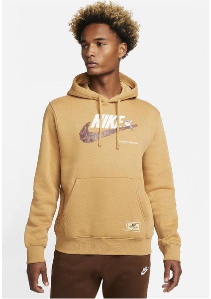 Sportswear Fleece Repeat Erkek Kapüşonlu Sweatshirt