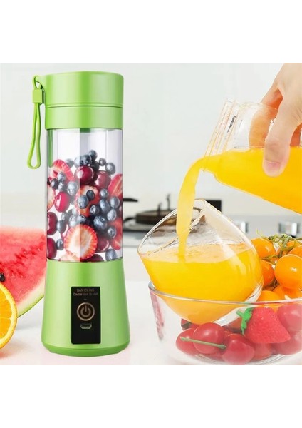 Taşınabilir El Blenderi Smoothie Milkshake Içecek Şarjlı Margarita Mama Karıştırıcı 380 ml indirimleri