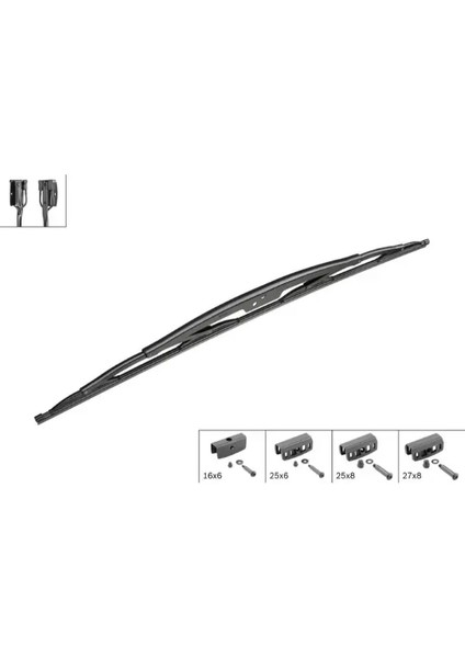 Sılecek Supurgesı 800MM Twın N82 Agır Vasıta