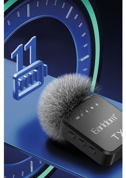 3in1 Profesyonel Kablosuz Dijital Yaka Mikrofonu Type-C Lightning Aux Wechat Zoom Tiktok Youtube Instagram Canlı Yayın fırsatları