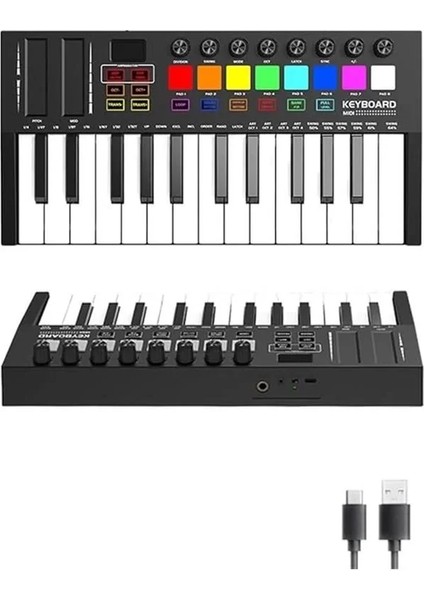 Midi Paket-1 Stüdyo Ekipmanları Seti Ses Kartı Midi Klavye Mikrofon Kulaklık fiyatları
