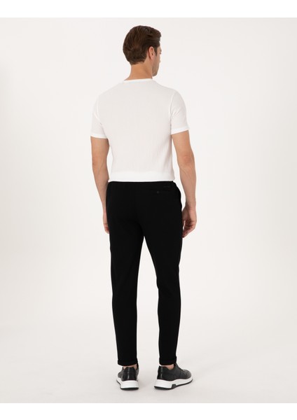 Erkek Siyah Slim Fit Eşofman Altı 50318021-VR046 fırsatları