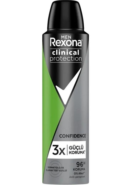 Men Clinical Protection Erkek Sprey Deodorant Confidence 150 ml