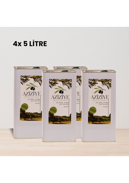Soğuk Sıkım Natürel Sızma Zeytinyağı 20 Lt
