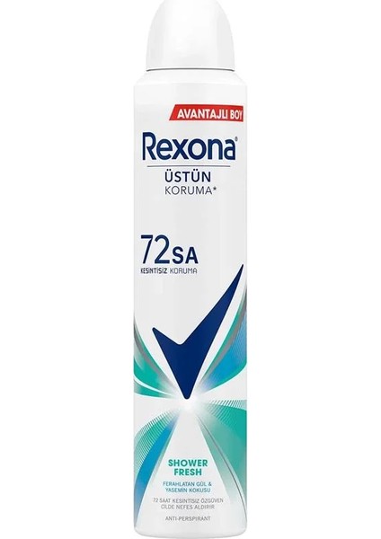 Kadın Sprey Deodorant Shower Fresh 72 Saat Kesintisiz Üstün Koruma 200 ml