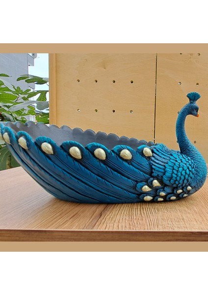 Tavus Zarafeti – Dekoratif Gondol Biblo & Şekerlik Saksı (27 x 14 Cm) fiyatları