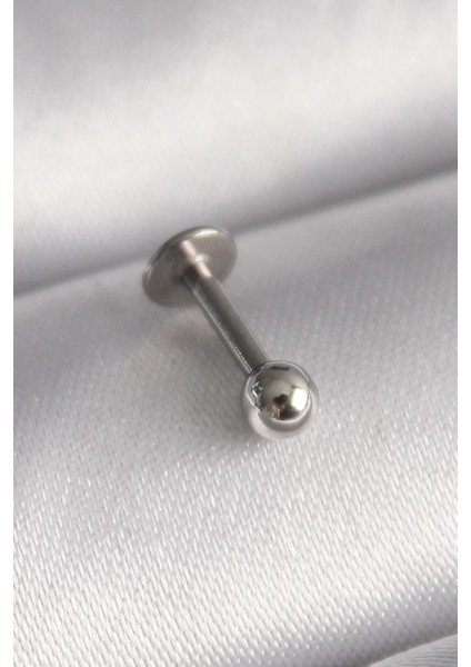 316L Çelik Gümüş Renk Topçuk Piercing
