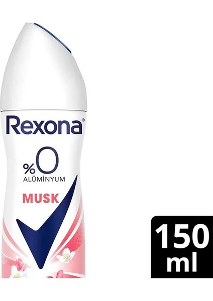 Kadın Sprey Deodorant Musk %0 Alüminyum 150 ml fiyatları