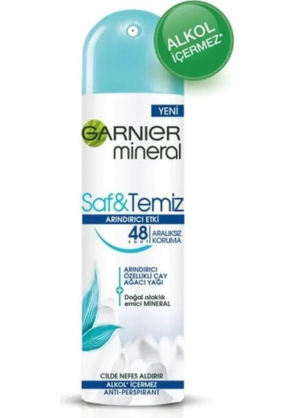 Mineral Saf & Temiz Deodorant 150 ml