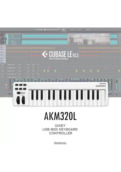 Midiplus AKM320L 32 Mini Tuş USB Midi Klavye Controller/kontrolör fiyatları