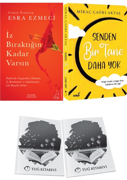 Iz Bıraktığın Kadar Varsın ve Senden Bir Tane Daha Yok + Hediyeli