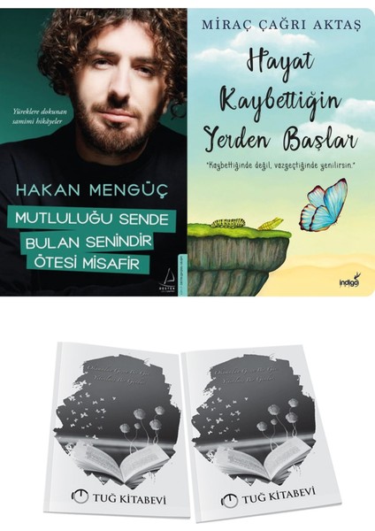 Mutluluğu Sende Bulan Senindir, Ötesi Misafir ve Hayat Kaybettiğin Yerden Başlar + Hediyeli
