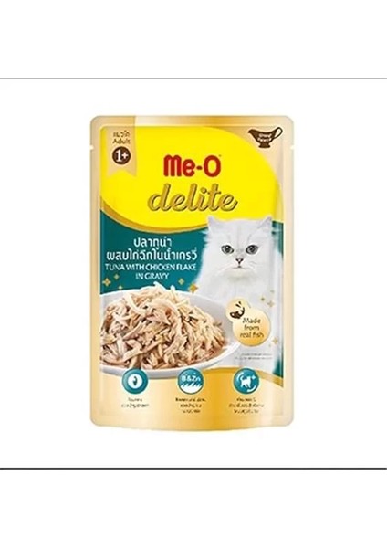 Me-O Delite Ton Balıklı Tavuklu Soslu, 70 gr fiyatları