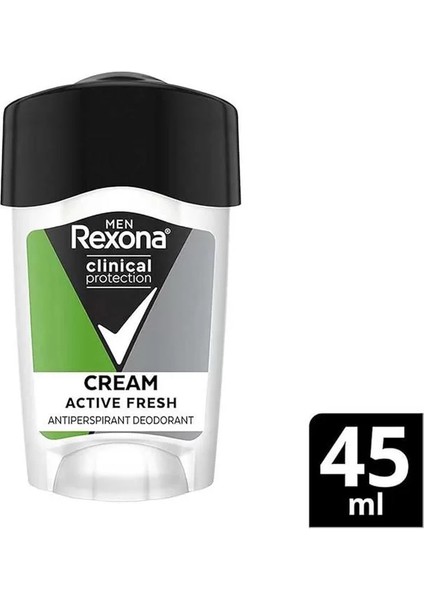 Clinical Protection Erkek Stick Deodorant Active Fresh Ter Kokusuna Karşı Koruma 45 ml fiyatları