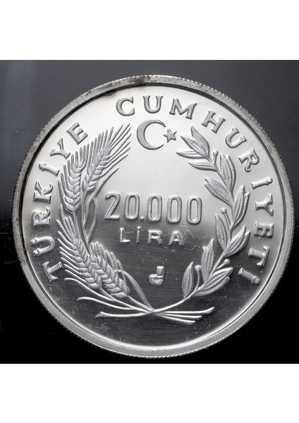 20000 Lira 1988 Yılı Mavi Haliç Darphane Hatıra Gümüş Nadir! (Sertifikasiz) *nadir fiyatları