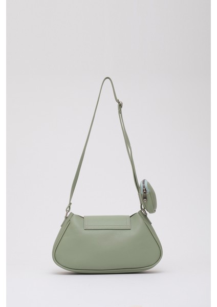 Mint Yeşil Shk96 Suni Deri Tek Bölmeli Cüzdanlı Kol ve Omuz Çantası fırsatları