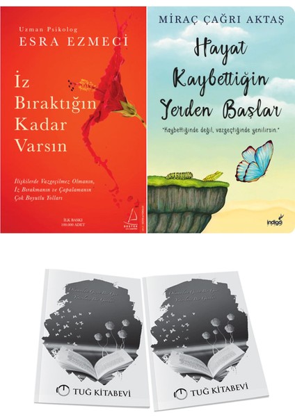 Iz Bıraktığın Kadar Varsın ve Hayat Kaybettiğin Yerden Başlar + Hediyeli