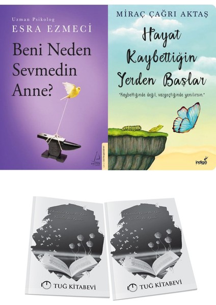 Beni Neden Sevmedin Anne? ve Hayat Kaybettiğin Yerden Başlar + Hediyeli