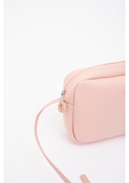 Pudra U23 Tek Fermuar Bölmeli Ayarlanabilir Çapraz Askılı Kadın Mini Urban Omuz Çantası U:16 E:20 G:5