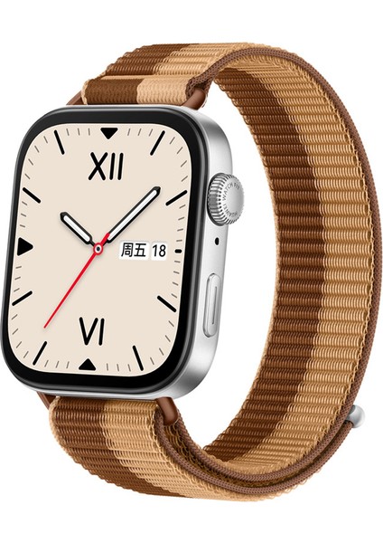 Huawei Watch Fit 4 Fit 4 Pro Fit 3 Uyumlu Ayarlanabilir Cırt Cırtlı Yumuşak Spor Kumaş Örgü Kordon