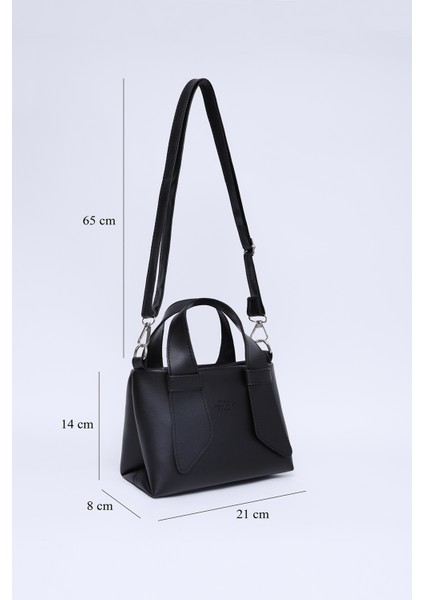 Siyah SHK60 Suni Deri, Tek Bölmeli, Fermuarlı, Ayarlanabilir Askılı, El, Kol Ve Omuz Çantası fiyatları