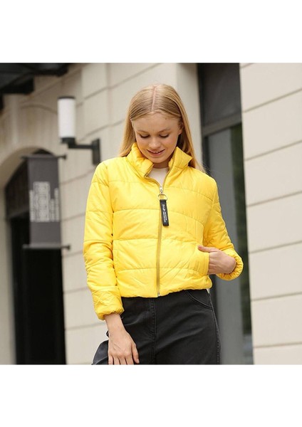 Kadın Dik Yaka Su Geçirmez Şişme Mont fiyatları