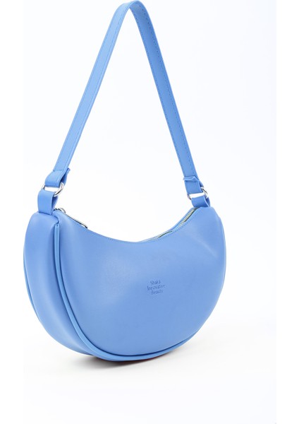 Mavi SHK26 Tek Bölmeli Suni Deri El ve Omuz Çantası U:12 E:26 G:6 cm fiyatları