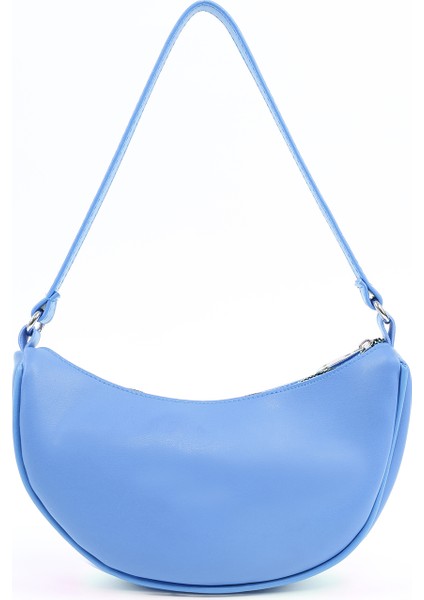 Mavi SHK26 Tek Bölmeli Suni Deri El ve Omuz Çantası U:12 E:26 G:6 cm modelleri