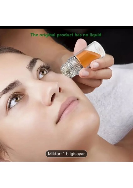 1 Adet Titanyum Hydra Mikro Iğneli Silindir, 20 Iğneli 0.25MM Cilt Damgalama Serum Uygulayıcı, Metal ve Plastik, Kokusuz, Manuel Çalıştırma, Pil Gerektirmez, Ev Kullanımı fiyatları
