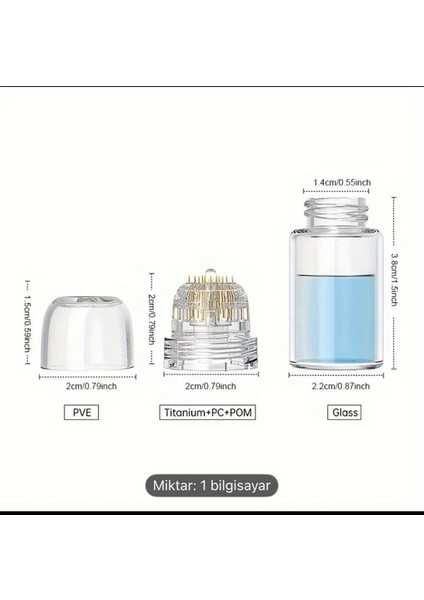 1 Adet Titanyum Hydra Mikro Iğneli Silindir, 20 Iğneli 0.25MM Cilt Damgalama Serum Uygulayıcı, Metal ve Plastik, Kokusuz, Manuel Çalıştırma, Pil Gerektirmez, Ev Kullanımı fırsatları