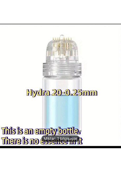 1 Adet Titanyum Hydra Mikro Iğneli Silindir, 20 Iğneli 0.25MM Cilt Damgalama Serum Uygulayıcı, Metal ve Plastik, Kokusuz, Manuel Çalıştırma, Pil Gerektirmez, Ev Kullanımı indirimleri
