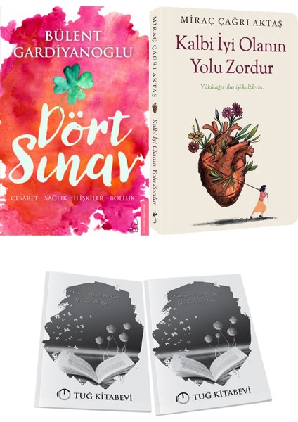 Dört Sınav: Cesaret-Sağlık-Ilişkiler-Bolluk ve Kalbi Iyi Olanın Yolu Zordur + Hediyeli