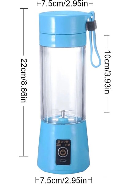 Taşınabilir El Blenderi Smoothie Milkshake Içecek Şarjlı Margarita Mama Karıştırıcı 380 ml fiyatları