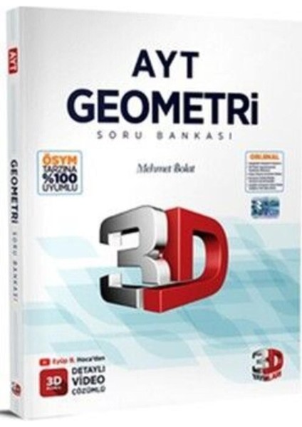 3D Ayt Geometri Soru Bankası 2023