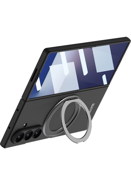 Samsung Galaxy Z Fold 7 Uyumlu Magsafeli Kamera Korumalı Katlanabilir Yüzüklü Tasarım Lüx Kılıf