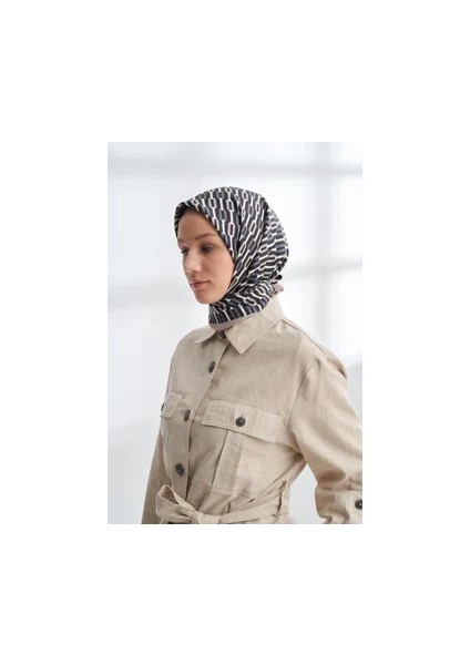 Lıne Desen Twıll Ipek Eşarp -4304-01 modelleri