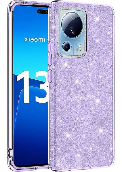 Xiaomi Mi 13 Lite Kılıf Cppl Shining Silikon-Mor