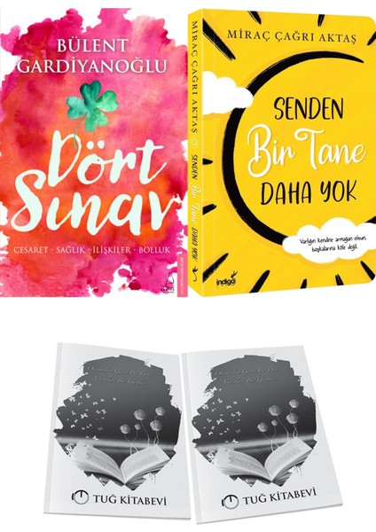 Dört Sınav: Cesaret-Sağlık-Ilişkiler-Bolluk ve Senden Bir Tane Daha Yok + Hediyeli