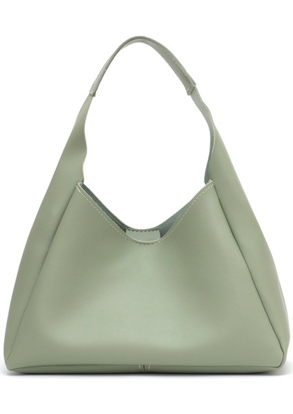 Mint Yeşil SHK19 Suni Deri, Çıtçıtlı, Tek Bölmeli, Fermuarlı Makyaj Çantalı, El, Kol ve Omuz Çantası modelleri