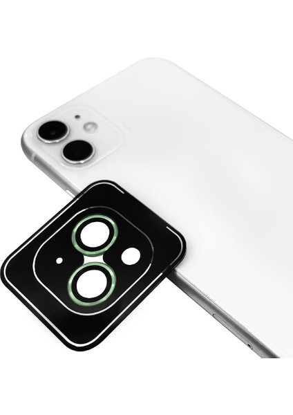iPhone 12 Uyumlu Cppl Cl-09 Kamera Lens Koruyucu-Açık Yeşil