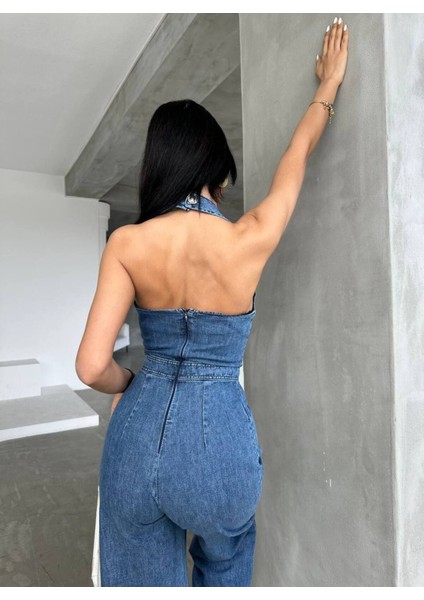 Tasarım Ithal Kot Tulum Denim Tulum fırsatları